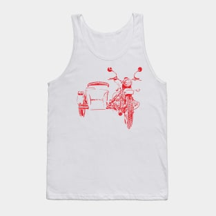 Russian Ural sidecar motorcycle Tank Top